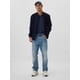 thumbnail image 3 of Camiseta GAP Everyday Soft Logo con cuello en V para hombre Tapestry Navy, 3 of 4