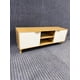 thumbnail image 4 of Rack TV 138x40x50cm Mueble Centro Entretenimiento Con Puertas Acanaladas Patas Elevadas Nordico Living Sala Estar, 4 of 6