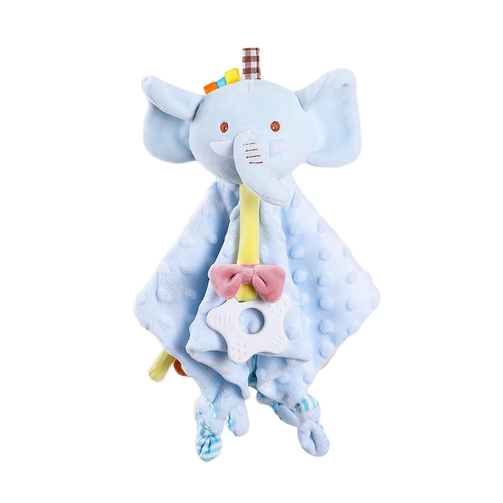 Magideal - Manta De Seguridad Para Bebé Con Etiquetas, Juguete Encantador Para Niñas, Niños Recién Nacidos, Elefante