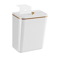 Magideal - Bote De Basura Para Colgar, Bote De Basura Montado En La Pared, Fácil De Limpiar, Bote De Basura De Gran Capacidad Para Comedor, Sala De Estar, Tienda L Con Tapa