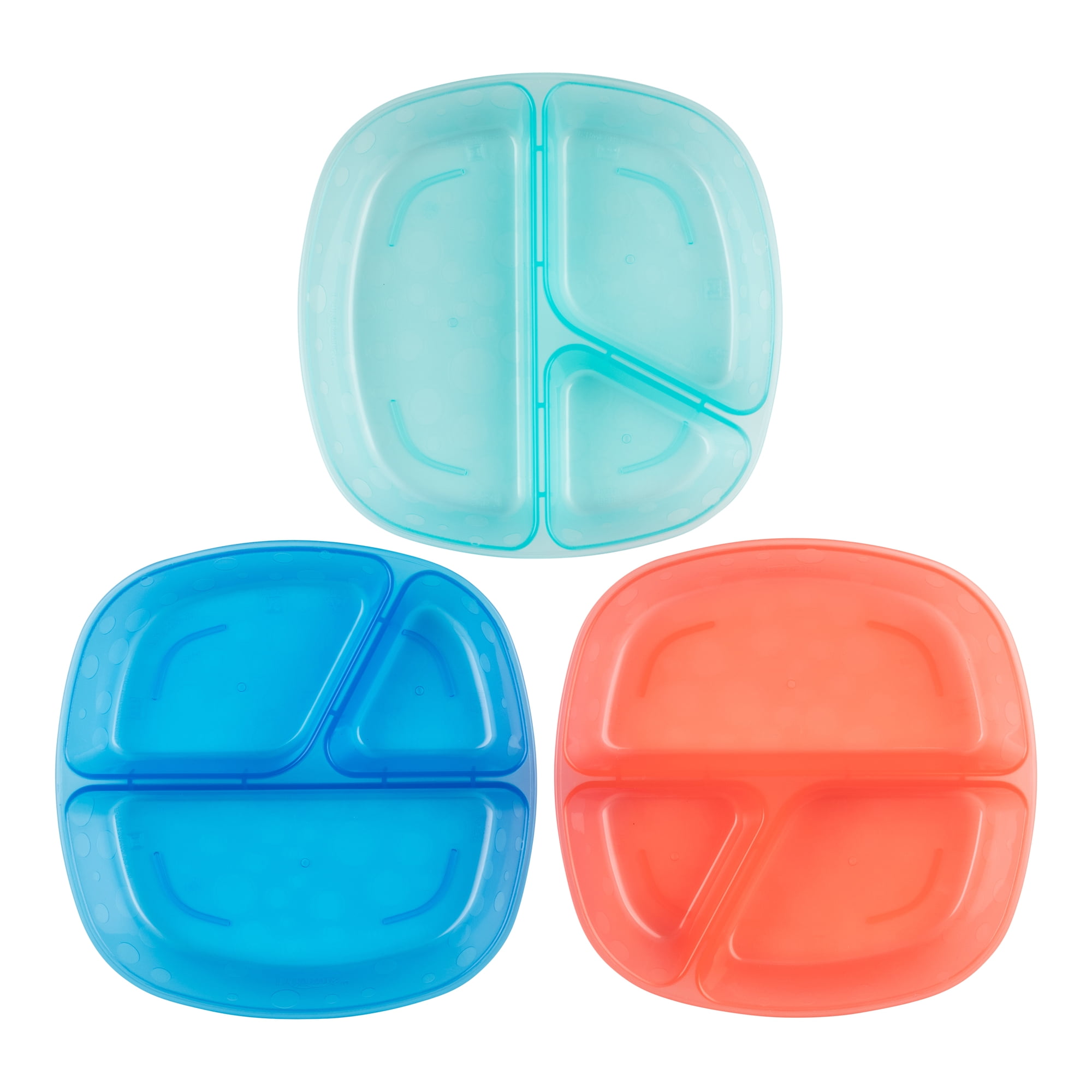 Dr. Brown's - Pack 3 Platos Divididos 4m+