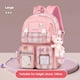 thumbnail image 2 of Preppy School Bag Student Backpack Nylon Cute Girl Backpack Badge Pendant Travel Bag, 2 of 3
