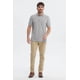 thumbnail image 4 of Polera Hombre Pique Dos Botónes Gris, 4 of 4