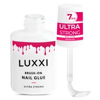 Pegamento Para Uñas Luxxi Brush On Brush On Uñas, 7 Ml, Gel Rosa
