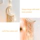 thumbnail image 3 of Colgante de pared en macramé con forma de estrella lunar de Dream Catcher Tarklanda, 3 of 6