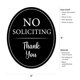 thumbnail image 3 of Señal de No Solicitar All Hung Up 10x13 cm Negro Metal, 3 of 7