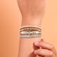 thumbnail image 4 of Pulseras bohemias envolventes de cuero, brazaletes de cuentas doradas para mujer, pulseras infinitas apilables, joyería con cierre, 4 of 6