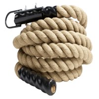 Linea Sport - Cuerda Para Trepar De Cañamo Yute Con Anclaje 4 Mts X 50Mm