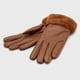 thumbnail image 2 of Guantes Mujer Cuerina Con Puño Peludo Suaves Abrigados Invierno marron Talla Única, 2 of 5