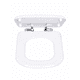 thumbnail image 5 of Asiento Tapa WC Elongado De Madera Con bisagras Metalica y Cierre Sueve Modelo Hamburg Marca Taumm, 5 of 8