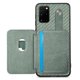 thumbnail image 4 of Funda Billetera Tejida para Samsung Galaxy S20 Plus con Soporte y Tarjetero Verde, 4 of 4