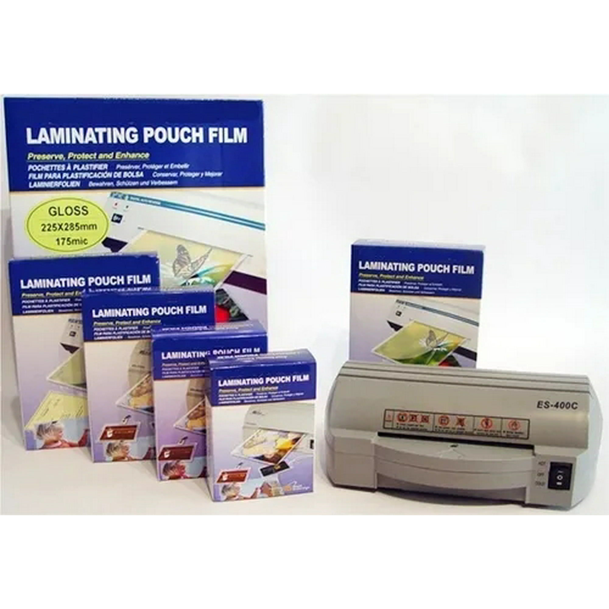 Royal Sovereign - Pack 500 Micas Termolaminar Plastificar Tamaño Carne 125 Mic