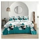 thumbnail image 1 of Cubrecama Quilt Verano 2 Plazas - Blanco Verde Mariposa FLH2035, 1 of 3