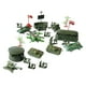 thumbnail image 5 of 25 Piezas Mini Modelo Soldado Figuras Juguetes Diseño De Juego De Batalla Para Niños Niños Verde, 5 of 5