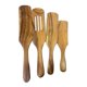 thumbnail image 1 of Juego De Utensilios De Cocina De Espátula De Madera Spurtle Para Utensilios De Cocina Antiadherentes 4 Piezas, 1 of 5