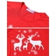 thumbnail image 4 of INSPIRE CHIC Conjunto de Pijamas Familiares de Navidad con Ciervo, Camiseta de Manga Larga con Pantalones, Conjunto de Ropa de Estar para Mujer Talla L Rojo, 4 of 5
