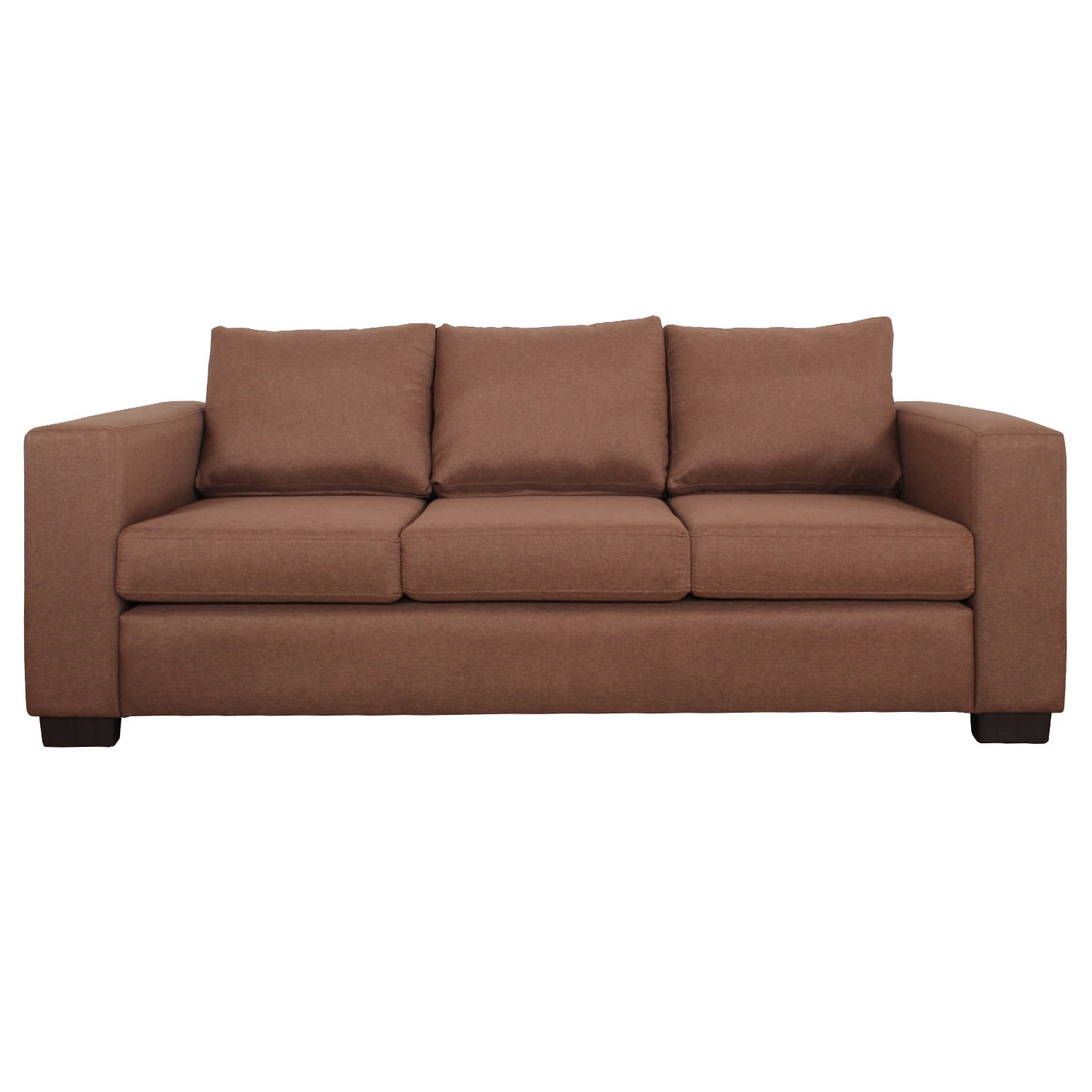 Living Store - Sofá 3 Cuerpos Chelsea 200 Cm Tela Moka
