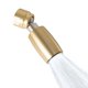 thumbnail image 1 of Alcachofa de ducha High Sierra Classic de metal macizo dorado cepillado, 1 of 5