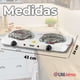 thumbnail image 3 of Cocina Electrica Doble Plato 2000W de Potencia Blanco, 3 of 9