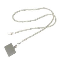 Magideal - Cordón De Teléfono Desmontable, Colgante Con Correa Para Teléfono, Bonito Colgante De Joyería, Cadena De Teléfono Con Cuentas Antipérdida, Cuerda Para Cadena Cruzada