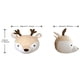 thumbnail image 2 of Decoración de pared con cabeza de peluche para guardería, adorable cabeza de peluche para colgar en la pared, decoración para dormitorio infantil o sala de juegos, decoración de mesa para sala de esta, 2 of 5