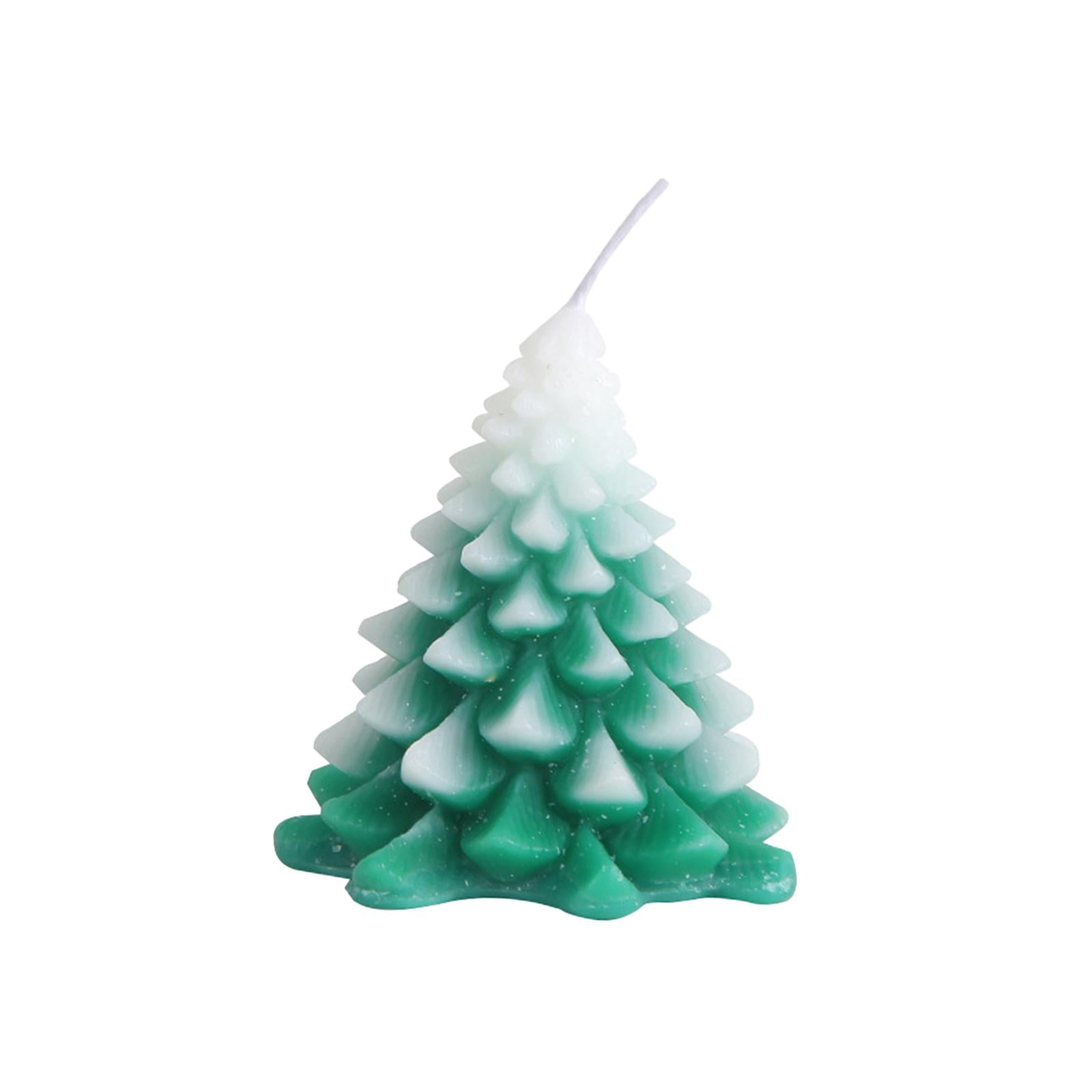 Gazechimp - Vela Con Forma De Árbol De Navidad, Regalo De Navidad Para Recuerdos De Fiesta De Boda, Año Nuevo, Verde