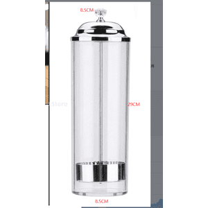 Magideal - Dispensador De De Plástico Contenedor Organizador De Para Beber Con Tapa Soporte Para Para Cocina Tienda De Té De