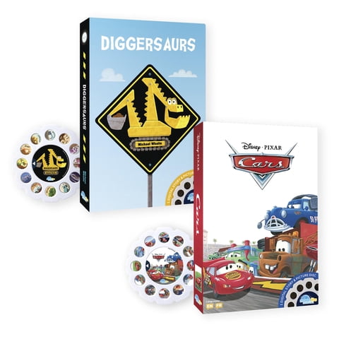 Storybook Reels Moonlite Cars Y Diggersaurs 2: Conjunto De Historia