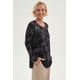 thumbnail image 2 of Polera Mujer Evasé Con Aplicación Negro, 2 of 4