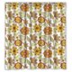thumbnail image 1 of Cortina de ducha con diseño floral artístico y ganchos para baño, tamaño 66 x 72 pulgadas, 1 of 3