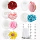 thumbnail image 1 of Juego de moldes de silicona 3D para velas con flores Anlan-angel, 6 piezas, 1 of 7