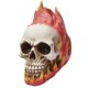 thumbnail image 1 of Escultura De Decoración De Estatua De Calavera De Resina Falsa Para Accesorios De Halloween De Oficina En Casa, 1 of 5