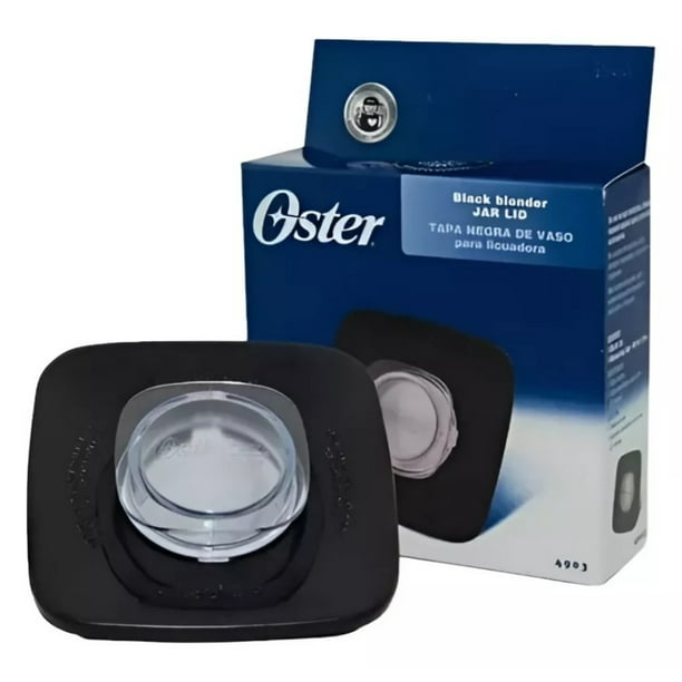 Tapa Licuadora Oster Diseño Cuadrado - Negro