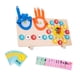 thumbnail image 3 of Juguetes de matemáticas para contar con los dedos, bloques de conteo, bonito reloj de madera para enseñar, juego educativo para cumpleaños de niños de, 3 of 5