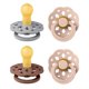 thumbnail image 1 of Baberos para chupetes Boheme Soother, caucho natural sin BPA, 0-6 m, paquete de 4, 1 of 8