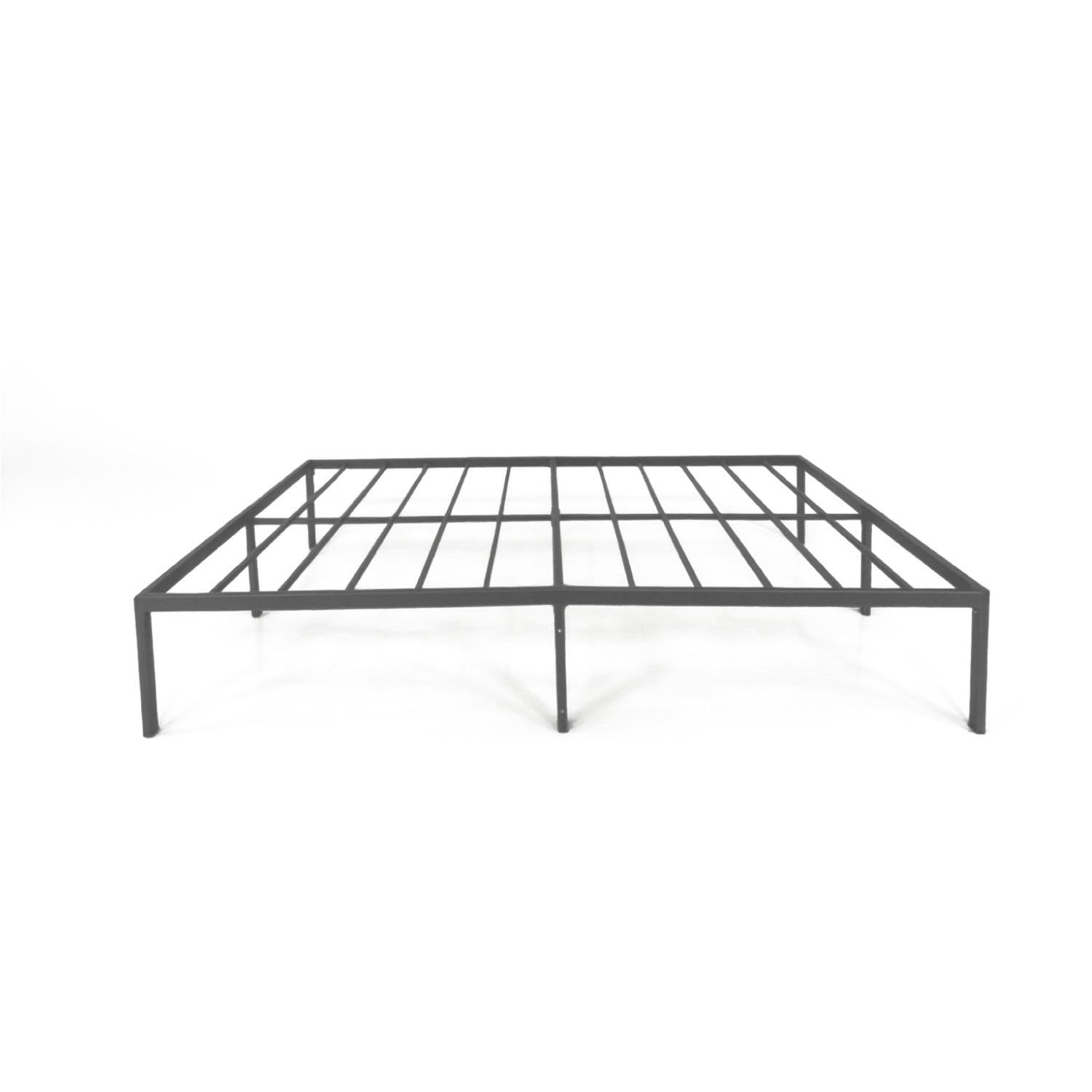 Cama Metálica Queen 2,5 Plaza 200x150x35,6cm Gris Airhouse