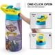 thumbnail image 4 of Princesa Sofía Botella de Agua con Tapa Pop Top de Un Toque, Acero Inoxidable, a Prueba de Fugas, para Deportes, Botella Infantil azul 12 oz, 4 of 6