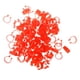 thumbnail image 2 of 100x Anillos De Patas De Pollo Y Aves De Corral Bandas Clip NO Números Rojo 2.5cm Dia Interior., 2 of 5