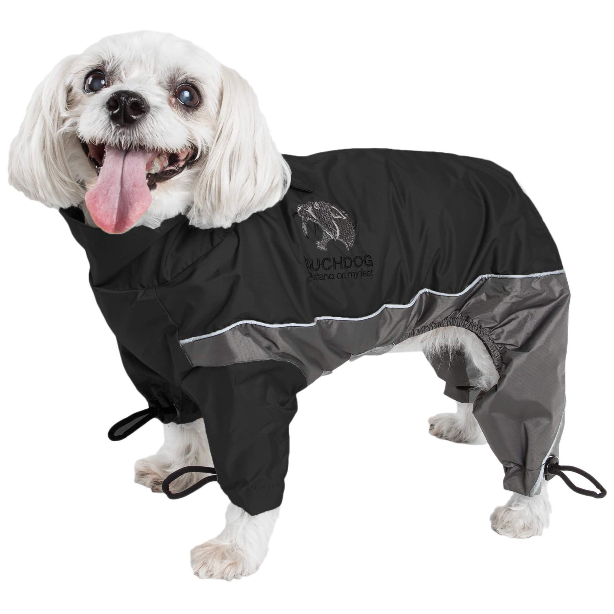 Chaqueta para Perro PuTwo Quantum-Ice Talla XL Negro/Gris