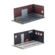 thumbnail image 3 of 2 Piezas 1:32 Estacionamiento Modelo Coche Diecast Garaje Para Diorama Estilo C, 3 of 5
