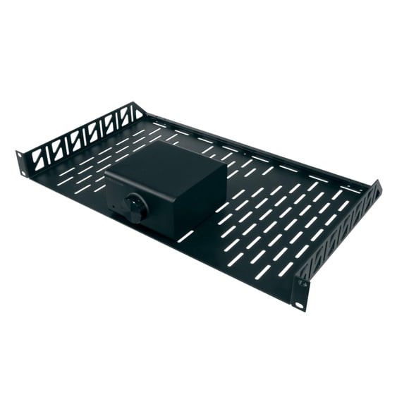 Estante para Rack Middle Atlantic 1RU Ventilado Negro