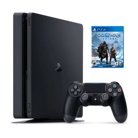 Consola Sony Ps4 1 Tb + 1 Control Inalambrico + Juego God Of War Ragnarok