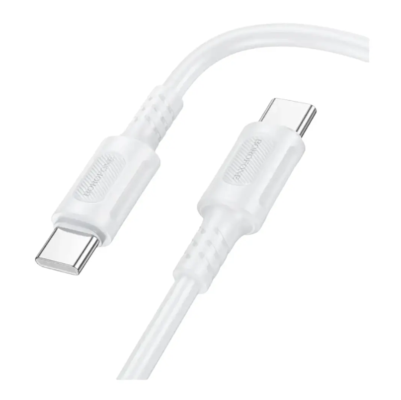 Borofone - Cable De Carga Bx19 Para Usb-C 2A - Blanco