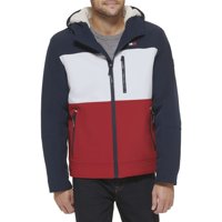 Chaqueta Tommy Hilfiger Para Hombre, Rellena, De Tejido Soft Shell, Con Capucha, Talla Xl