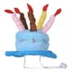 thumbnail image 2 of Gorro De Cumpleaños Para Gatos, Perros, Mascotas, color celeste, 2 of 3