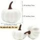 thumbnail image 3 of 10pcs Artificial Pumpkins,2.17in Fake Mini Pumpkins,Fall Harvest Faux White Pumpkins For DIY Craft & Halloween Thanksgiving Wedding Centerpieces, 3 of 4