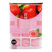 Mochis Sabor Frutilla Marca Yuanqi Wanzi 30 Paquetes* Caja