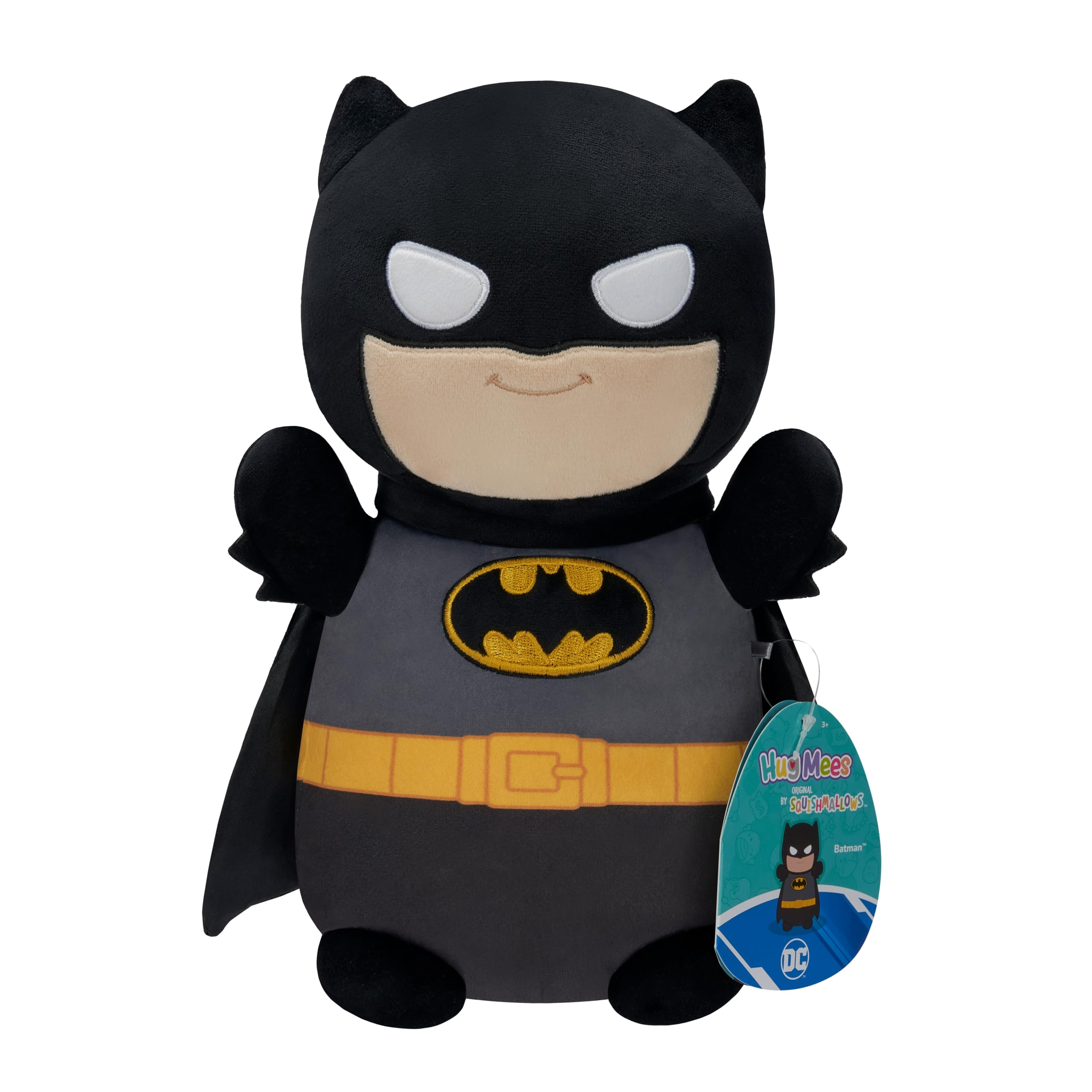 Peluche Squishmallows Original Dc Batman Hugmees De 25 Cm