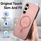 thumbnail image 5 of Magnetic Slim Case for Samsung Galaxy A56 with Camera Guard & Anti-Scratch Back Pink, 5 of 6