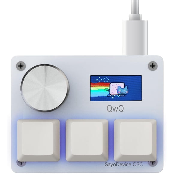 Teclado SayoDevice O3C Hall Effect Rapid Trigger 3 Teclas OSU